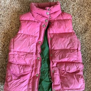 J crew Puffer Vest - Bright Pink